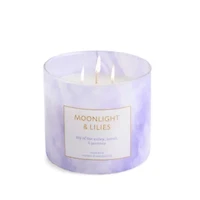 Distant Lands Moonlight & Lilies 3-Wick Scented Jar Candle