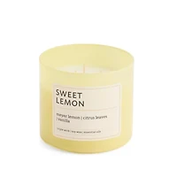Distant Lands Sweet Lemon 3-Wick Scented Jar Candle