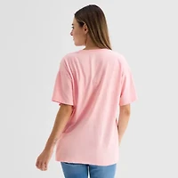 Strawberry Shortcake L Boyfriend Tee Womens Juniors Crew Neck Short Sleeve Regular Fit Graphic T-Shirt
