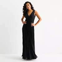 Melonie T Womens Sleeveless Evening Gown