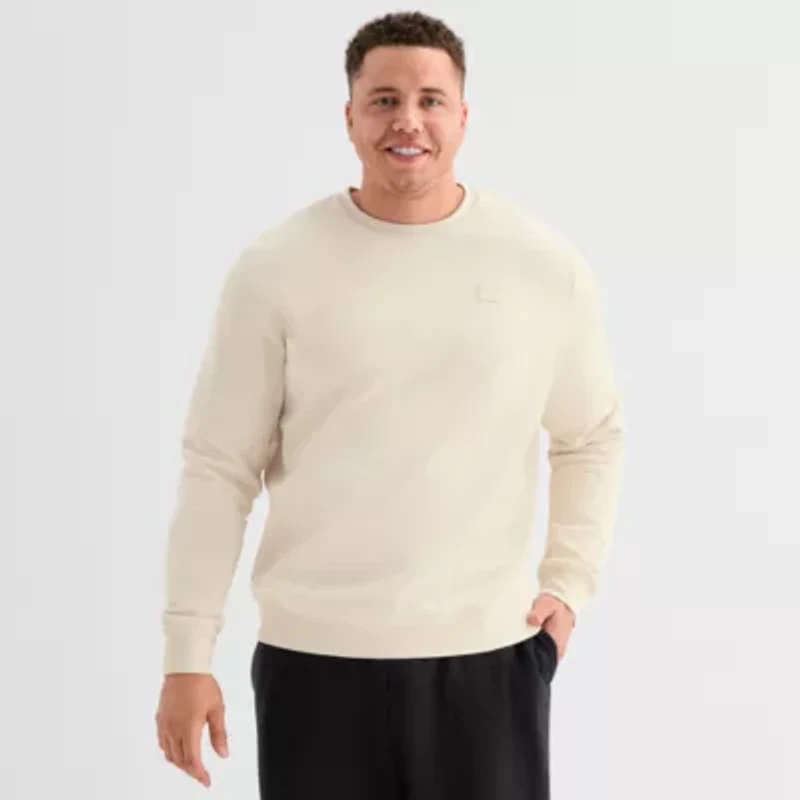 PUMA Mens Crew Neck Long Sleeve Big and Tall Sweatshirt