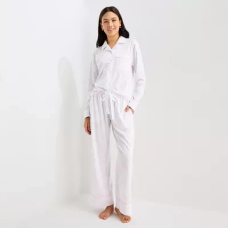 Forever 21 Womens Long Sleeve Juniors Pajama Sets