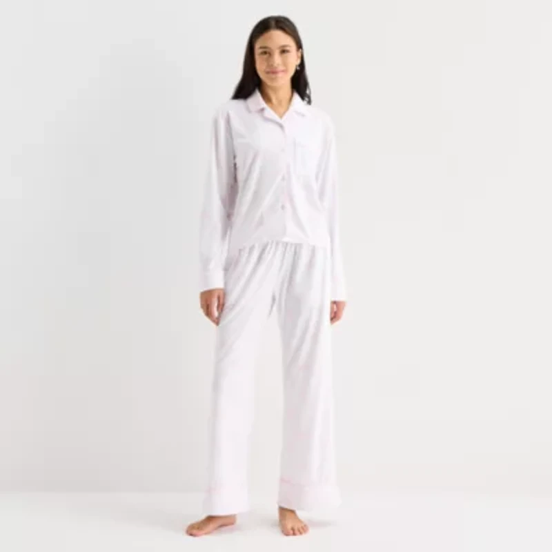 Forever 21 Womens Long Sleeve Juniors Pajama Sets