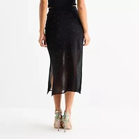 Bold Elements Womens Midi A-Line Skirt