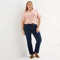 Liz Claiborne Sara Womens Plus Bootcut Jean