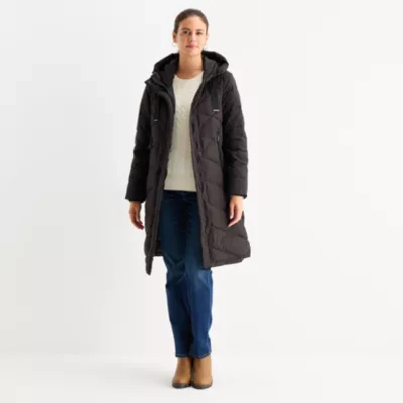 St. John's Bay Womens Heavyweight Puffer Jacket