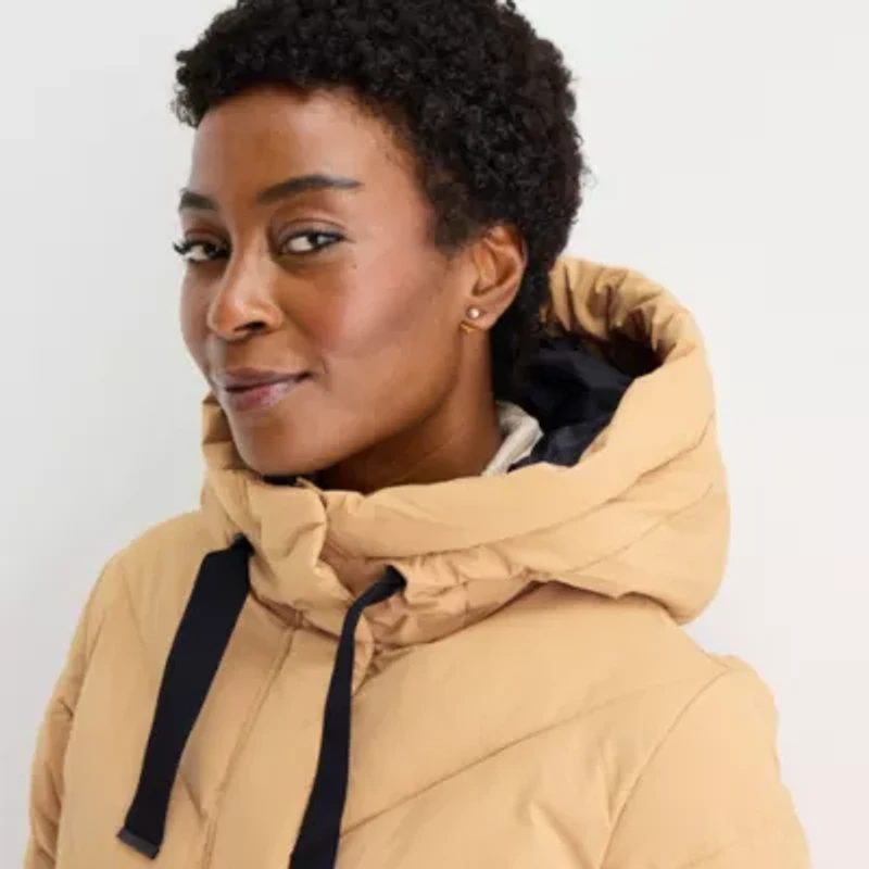 St. John's Bay Womens Heavyweight Puffer Jacket