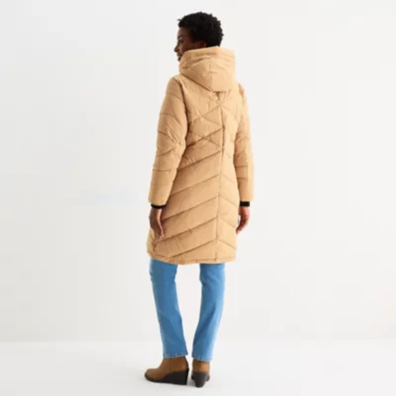 St. John's Bay Womens Heavyweight Puffer Jacket