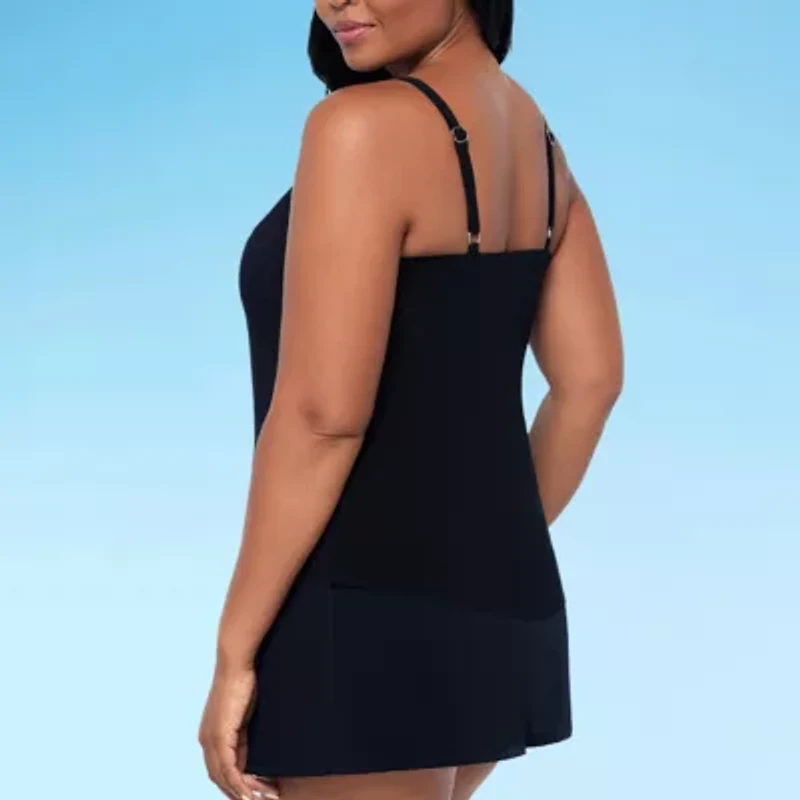 Trimshaper Womens Floral Tankini Swimsuit Top