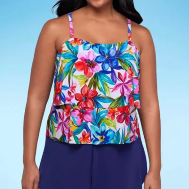 Trimshaper Womens Swim Romper