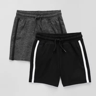 Okie Dokie Active Toddler & Little Boys Moisture Wicking 2-pc. Pull-On Short