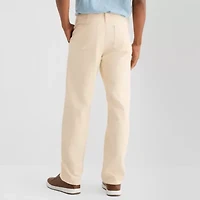 mutual weave Painter Mens Regular Fit Flat Front Pant