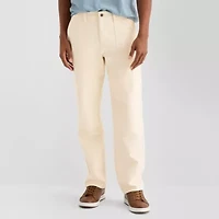 mutual weave Painter Mens Regular Fit Flat Front Pant