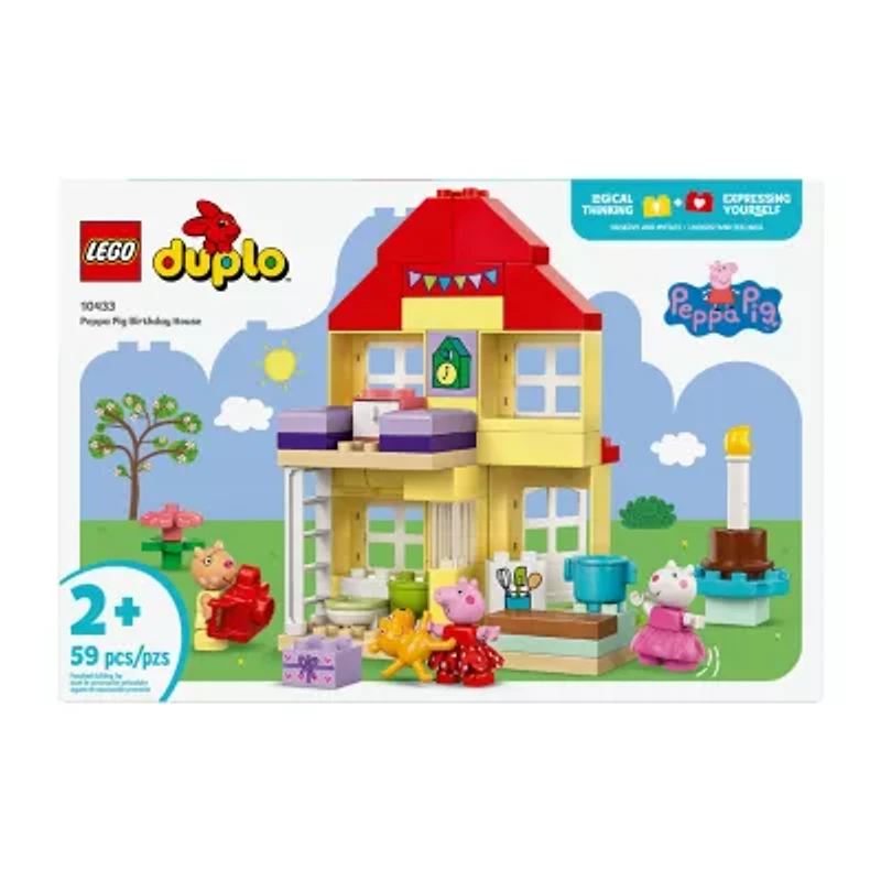LEGO® DUPLO® Peppa Pig House Building Blocks 59-pc.