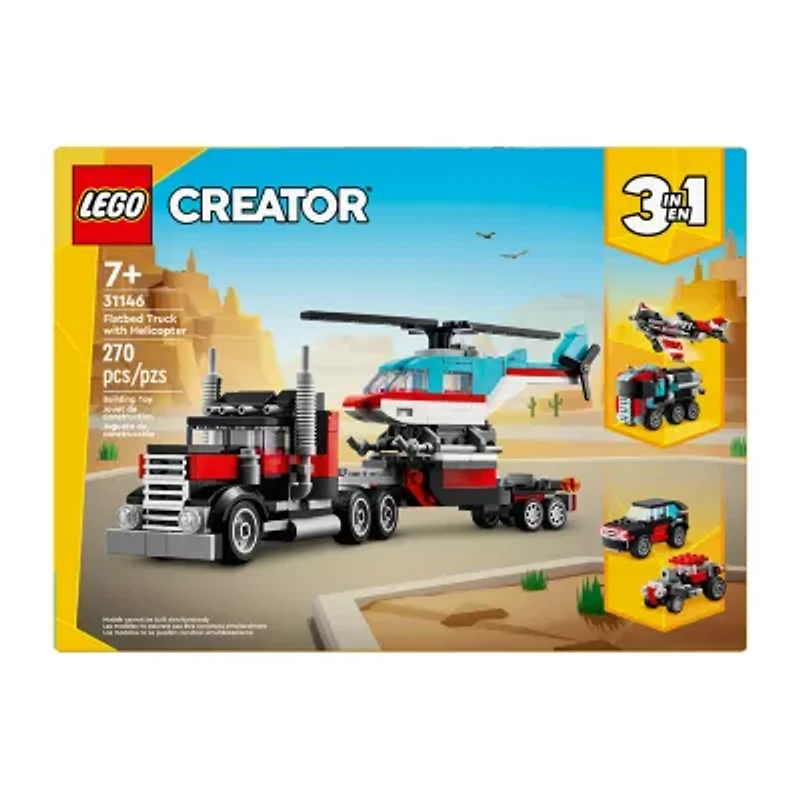 LEGO® Creator Flatbed Truck Building Blocks 270-pc.