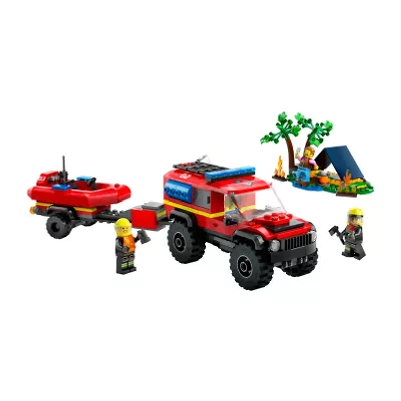 LEGO® City 4x4 Fire Truck Building Blocks 301-pc.