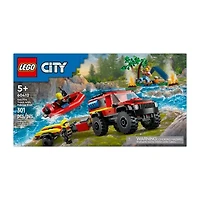 LEGO® City 4x4 Fire Truck Building Blocks 301-pc.