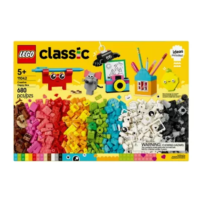 LEGO® Classic Happy Box Building Blocks 680-pc.