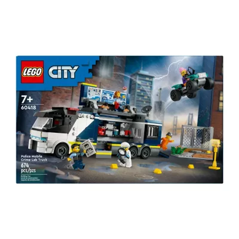 LEGO® Friends Crime Lab Truck 60418 Building Blocks 674-pc.