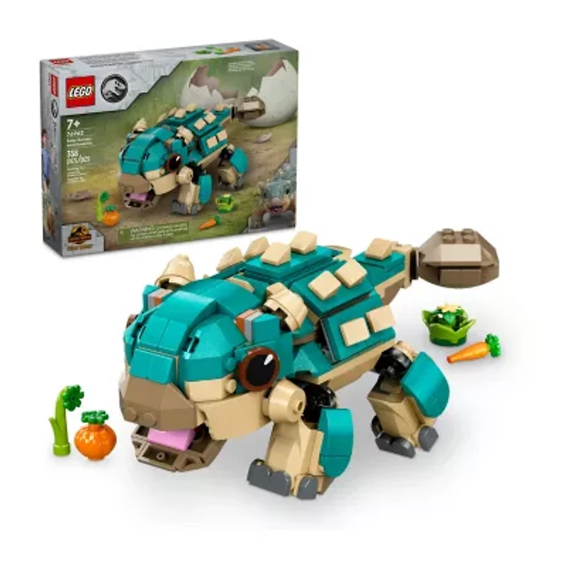LEGO® Jurassic World Ankylosaurus Building Blocks 358-pc.