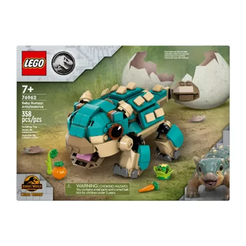 LEGO® Jurassic World Ankylosaurus Building Blocks 358-pc.