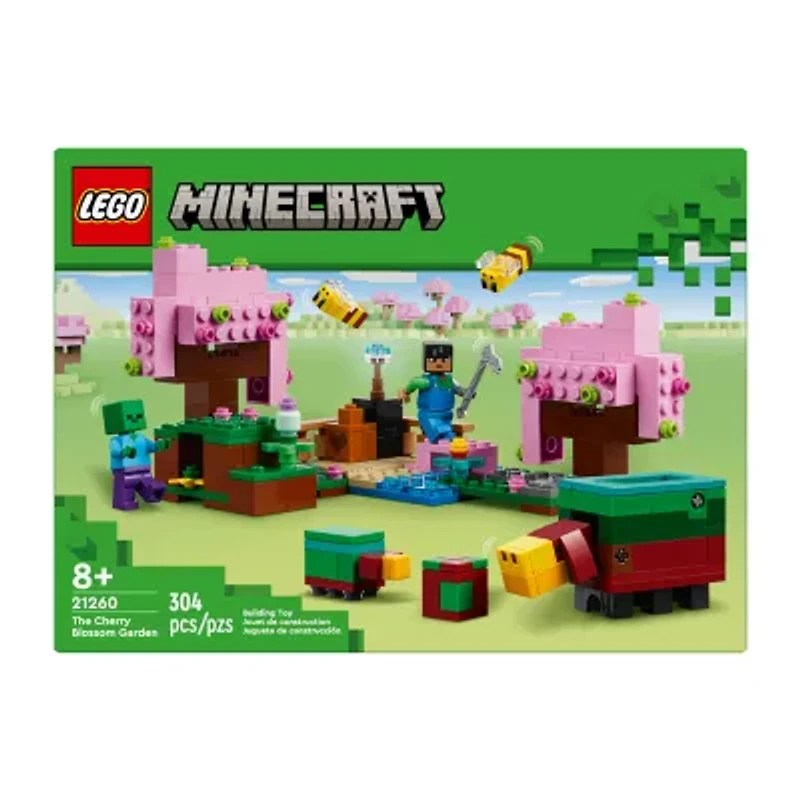 LEGO® Minecraft® Cherry Blossom Building Blocks 304-pc.