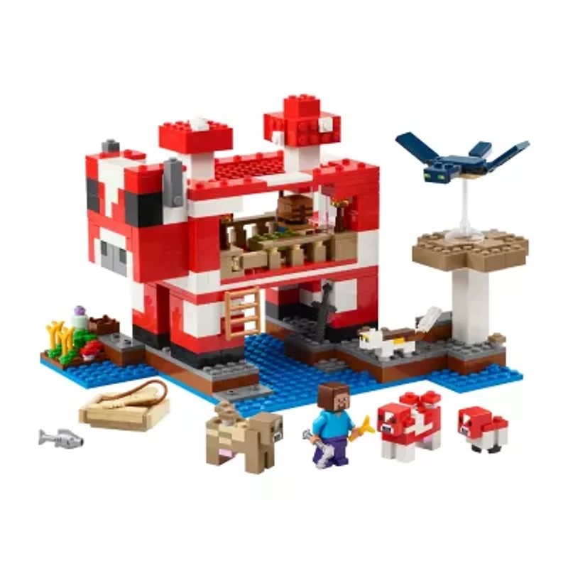 LEGO® Minecraft® Mooshroom House Building Blocks 500-pc.