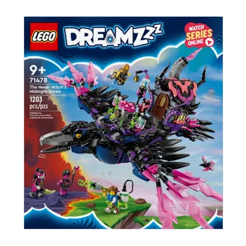 LEGO® DREAMZzz™ Midnight Raven Building Blocks 1203-pc.