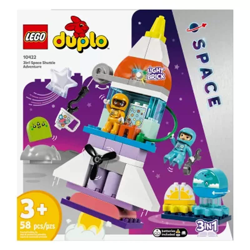 LEGO® DUPLO® Space Shuttle Building Blocks 58-pc.