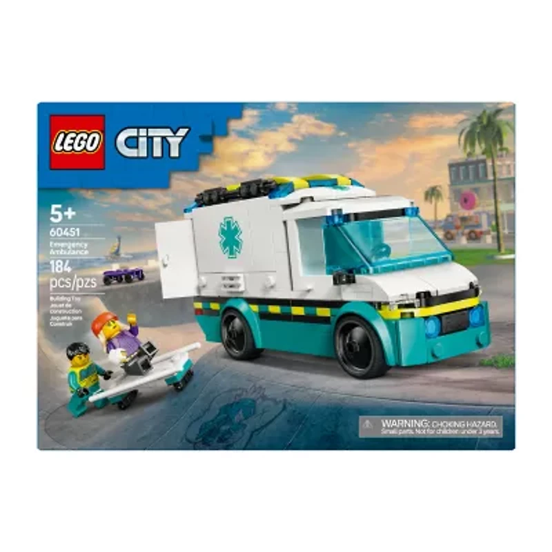 LEGO® City Ambulance 60451 Building Blocks 184-pc.