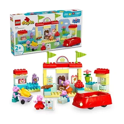 LEGO® DUPLO® Peppa Pig Market Building Blocks 70-pc.