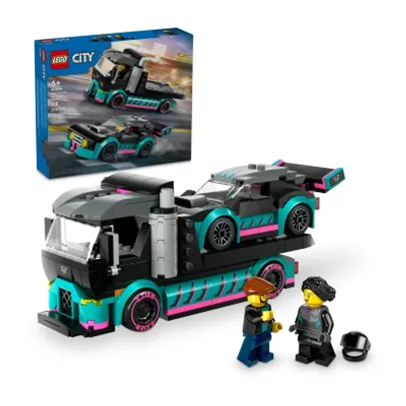 LEGO® City Race Car Carrier Building Blocks 328-pc.