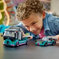 LEGO® City Race Car Carrier Building Blocks 328-pc.