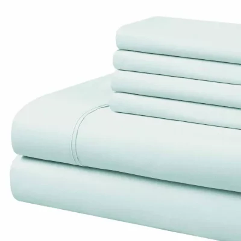 Cathay Home Easy Fit Modern Sheet Set With Bonus Pillowcases