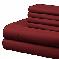 Cathay Home Easy Fit Modern Sheet Set With Bonus Pillowcases