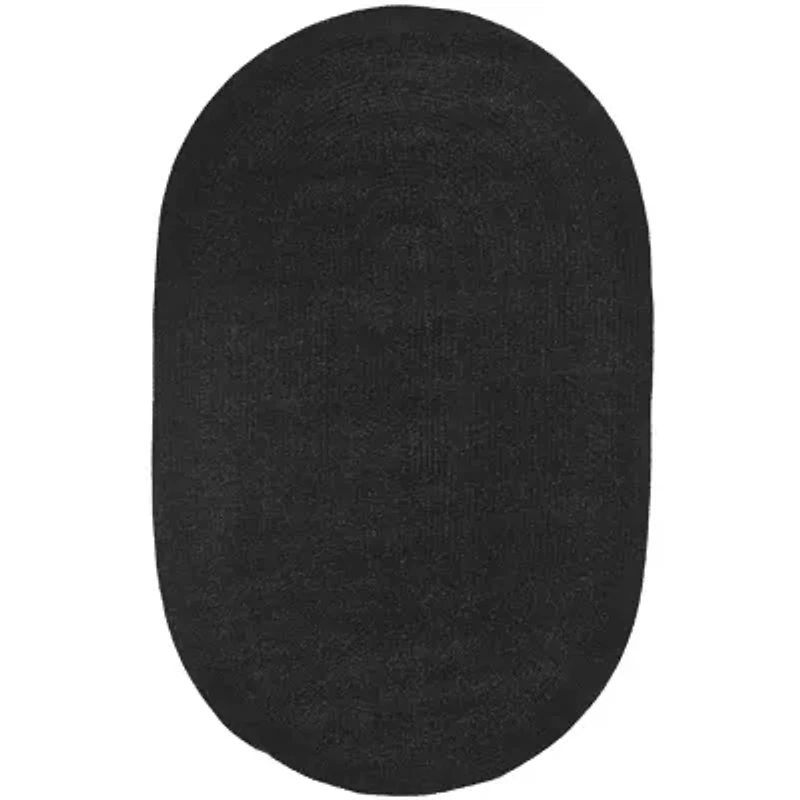 Better Trends Chenille Braid Oval Area Rug