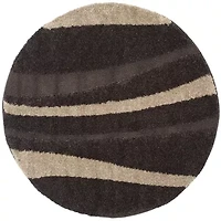 Safavieh Shag Collection Kimmee Abstract Round Area Rug