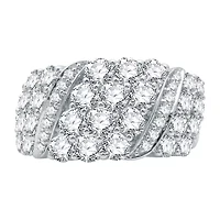 (H-I / I1) Womens 2.5MM 3 CT. T.W. Lab Grown White Diamond 10K Gold Band