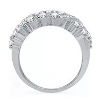 (H-I / I1) Womens 2.5MM 3 CT. T.W. Lab Grown White Diamond 10K Gold Band