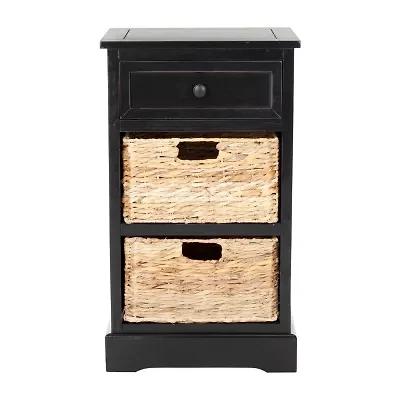 Carie 3-Drawer Storage End Table