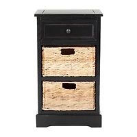 Carie 3-Drawer Storage End Table