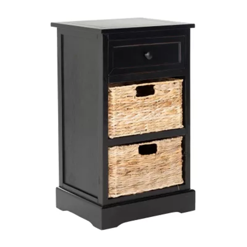 Carie 3-Drawer Storage End Table