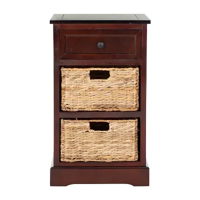 Carie 3-Drawer Storage End Table