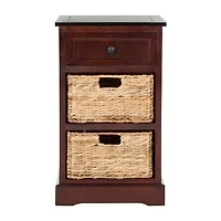 Carie 3-Drawer Storage End Table