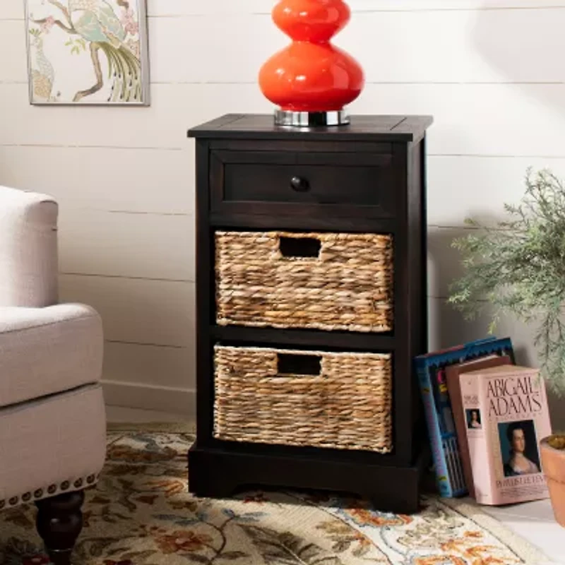 Carie 3-Drawer Storage End Table