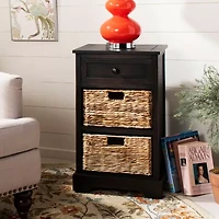 Carie 3-Drawer Storage End Table