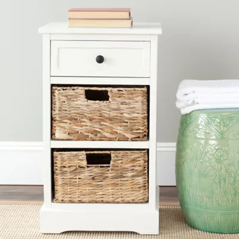 Carie 3-Drawer Storage End Table