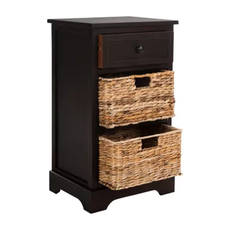 Carie 3-Drawer Storage End Table