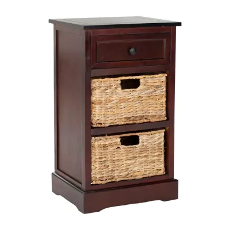Carie 3-Drawer Storage End Table