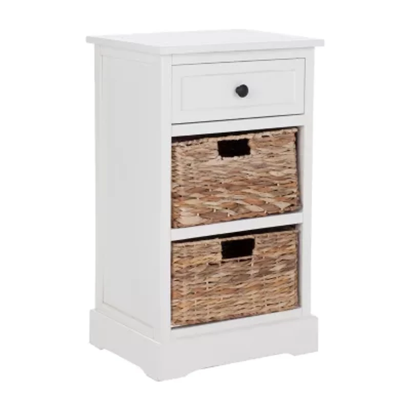Carie 3-Drawer Storage End Table